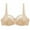 Womens Beige Everyday Bras, variant on Olyvenn Women's Trendy Unlined Sheer Lace Bra Underwire Embroidery Push Up Brassiere Pink Bralette Beige XXL