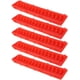 thumbnail image 4 of 5 juegos de comederos para pájaros, comedero de plástico grueso para colgar al aire libre para palomas, dispositivo de alimentación, accesorio para jaula, rojo, 515x125x80mm, 4 of 5