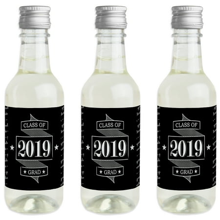 Graduation Cheers - Mini Wine and Champagne Bottle Label Stickers - 2019 Graduation Party Favor ...