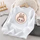 thumbnail image 3 of POP MART Labubu Kids Long Sleeve T-shirt Cartoon Anime Printed Pullover Oys Girls Winter Casual Warm Top Children Birthday Gifts, 3 of 5
