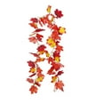 thumbnail image 2 of Veeogra Clearance,Fall Garland,Maple Leaf Garland,Fall Decor Festival Simulation Maple Leaf Rattan Decoration Christmas Party Wall Hanging Maple Leaf Rattan,Fall Leaves Garland, 2 of 2