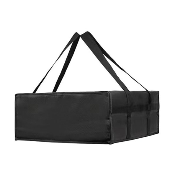 Insulated Bag with Handle Nonwoven Fabric Pizza Bag Portable Food Warmer for Outdoor Picnics