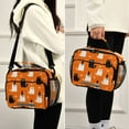 thumbnail image 5 of Insulated Lunch Bag 6L Leak-Proof Lunch Box with Shoulder Strap Multiple Pockets Lunch Tote Black Cat and White Cat, 5 of 9
