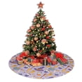 thumbnail image 4 of XMXY Halloween Christmas Tree Skirt, Halloween Candy Pumpkin Bat Holiday Party Indoor Decorations Ornaments, 30" Inch, 4 of 6