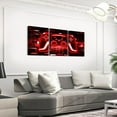 thumbnail image 3 of Gaming Wall Art for Living Room Neon Honeycomb Gamer Poster Prints Video Game Consoles Red Hexagon Lights 3 Picture Sets Wall Decor,Kids Bedroom Decor, 3 of 6