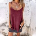 thumbnail image 2 of fatyb Womens Flowy Tank Tops Ruffle Hem Spaghetti Strap Camisole Lightweight Summer Beach Cami Shirts, 2 of 7