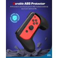 thumbnail image 3 of 2 Pack Poignées de Manette Compatibles avec Nintendo Switch, Kit de Contrôleur de Contrôle ABS Joy-Con avec Paume Courbée Réduit la Fatigue pour Switch, 3 of 5