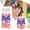 K, variant on Rainbow Girls Hair Bow Barrettes Set Colorful Ribbon Clips for Girls Hair Accessories