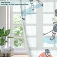 thumbnail image 4 of Yayeee Window Curtains Light Filtering 63"x42" Grommet Panel Pair Home Living Room Decor, Ice Play, 4 of 7