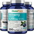 thumbnail image 5 of NusaPure 5,000mg Bilberry Extract: 200 Vegetarian Caps for Wellness & Better Health - Non-GMO, Vegan, Dietary Supplement for Unisex Adult Health & Wellness, 5 of 7