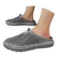 thumbnail image 2 of OOOUM Breathable Garden Clogs For Women Men Comfortable Soft Water Shoes Non Slip Slip On Casual Summer Outdoor Flats Grey US:10.5, 2 of 6