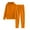 Orange, variant on ManxiVoo Women's Hooded Sweatshirt And Jogger Set With Pockets Comfortable Lounge Suit For Everyday Wear S Size Wine