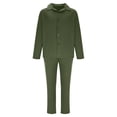 thumbnail image 4 of Fall Fashion Tracksuit For Men Sport Suit Fashionable Men's Solid Color Long Sleeve Casual Outwear Jackets Sets Basic Daily Essentials Running Jogging Workout, 4 of 6
