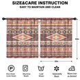 thumbnail image 2 of Blackout Kids Curtains,Boho Bohemia Geometric Line Art Childrens Insulated Curtains Set Of 2,Bedroom Essentials,Toddler Room Decor 52"x63"(132x160cm), 2 of 4