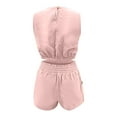 thumbnail image 5 of REORIAFEE Women's Outfits Lounge Sets Tracksuit Workout Outfits Women Fashion Summer Casual High Waisted Suit Pink M, 5 of 7
