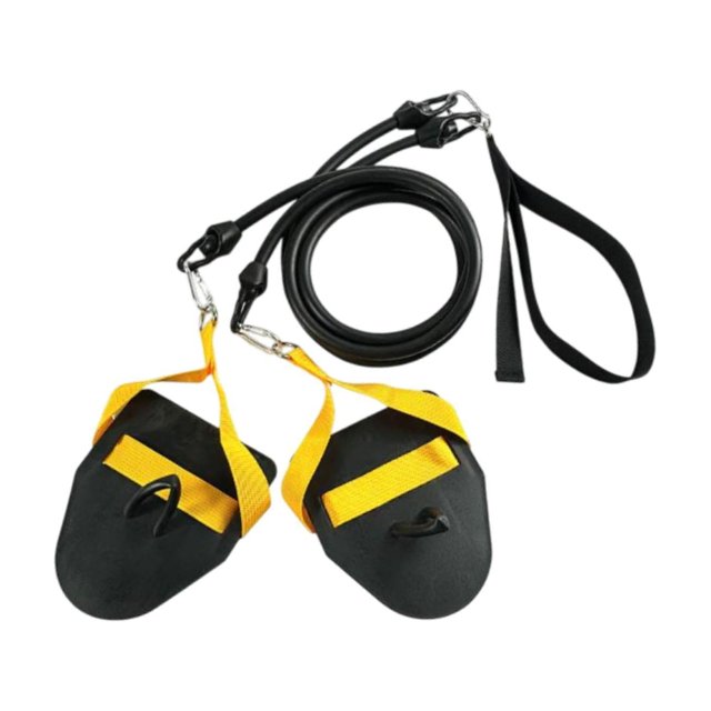 Almencla Swimming Arm Strength Dryland Cord Practical Swim Training Equipment Black