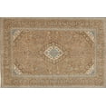 thumbnail image 1 of Ahgly Company Indoor Rectangle Traditional Light Brown Medallion Area Rugs, 5' x 7', 1 of 6
