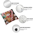 thumbnail image 6 of Christmas Plush Stuffed Toy Stuffed Gingerbread Man Toy Soft Aesthetic Gingerbread Man Pillow Stuffed Christmas Toys for Christmas Party Favors Decorations, 6 of 7