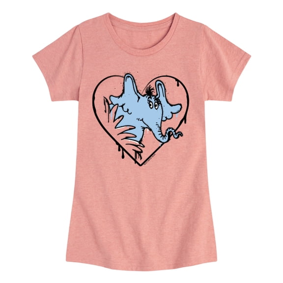 Horton Hears A Who - Heart - Toddler & Youth Girls Short Sleeve Graphic T-Shirt