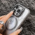 thumbnail image 3 of Magsafe Luxury Transparent Phone Case For iPhone 11 12 13 14 15 16 Pro Max Plus Magnetic Kickstand Stand Shockproof Bumper Cover, 3 of 5