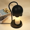 thumbnail image 3 of 2 Pack Black Candle Warmer Lamp with Timer Dimmer,with 4 bulbs,Dimmer 2,4,8,10 Hours, Adjustable Height, 360° Adjustable,Electric Wax Warmer for Scented Jar candles, 3 of 5