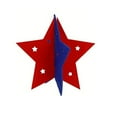 thumbnail image 6 of 4th of July Wooden Star,250th Anniversary 3D Patriotic Memorial Day Tiered Tray,,Decor Rustic Red White Blue Star,Table Decor for American Independence Day Home Office K Shelf, 6 of 8