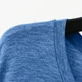 thumbnail image 6 of DJDLJWCJ Mens Nightgown Short Sleeve Crewneck PJ Soft Long Lounge Pajama Lightweight Sleepwear Mens Nightshirt A Blue XL, 6 of 9