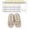 thumbnail image 4 of cosyone1997 Cute Fuzzy Animal Slippers for Women Girls Teens Kids, Warm Fluffy Bedroom Socks Indoor, Cozy House Shoes Non-slip Grip Soles, Winter Funny Gifts Unique, 4 of 7