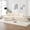 Ivory, variant on 109 Inch Cloud Sectional Couch, Boneless Sofa for Living Room, Corduroy Modular Couch with L Shape Chaise, Modern Compressed Sofa in a Box, Memory Foam Filling (Ivory)