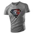 thumbnail image 4 of Camiseta de manga corta con cuello redondo para hombre, camisa holgada y cómoda con estampado de héroes 2D para las cuatro estaciones, deportiva, multicolor, talla grande, 4 of 4