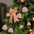 thumbnail image 3 of Dalrosia Christmas Pine Cones Natural Mini Pine Cones Christmas Snow Pine Cones Ornaments for Home Decoration Fall and Christmas Crafts, 3 Sizes, 3 of 5