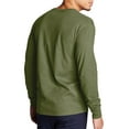 thumbnail image 4 of Champion Men's and Big Men's Classic Solid Jersey Long Sleeve T-Shirt, Sizes S-2XL, 4 of 5