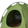 thumbnail image 6 of Cat House Pet Tent Nest Attachments Wear Resistant Cat Sleeping Bed Small Dog Bed for Camping Kitten Puppy Cats and Small Dog Green M, 6 of 7