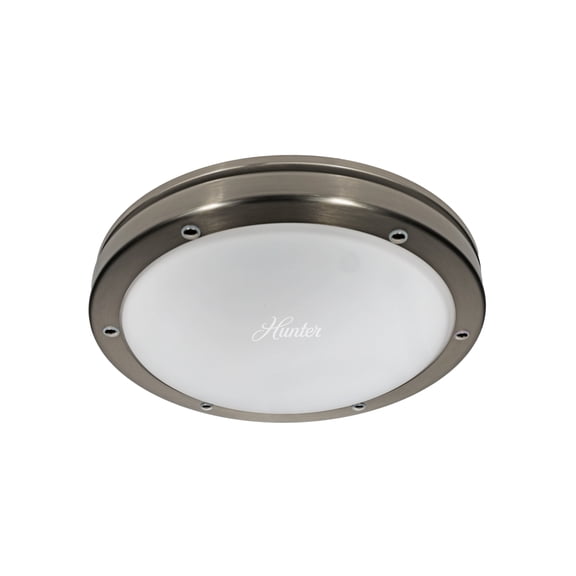 Hunter Oasis 80 CFM Bathroom Exhaust Fan with Light and Night Light – Brushed Nickel