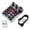 Black, variant on Yajisi Customizable Programming Keyboard with 16 Keys and 3 Knobs, USB Wired Volume Control Gaming Keypad Black, Macro Shortcut for PC Mac Video Editing