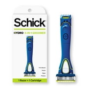Schick Hydro Groomer, Beard Trimmer and Body Hair Trimmer for Men