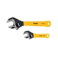 thumbnail image 1 of Dewalt DWHT75497 2 Pcs. Clé à Pression Réglable, Jaune, 1 of 2