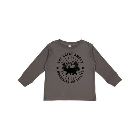 

Inktastic The Great Smoky Mountains Are Calling Gift Toddler Boy or Toddler Girl Long Sleeve T-Shirt