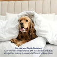 thumbnail image 5 of PupSheets Hair Resistant, Antimicrobial & Cooling Duvet Cover and Sham Set, 5 of 9