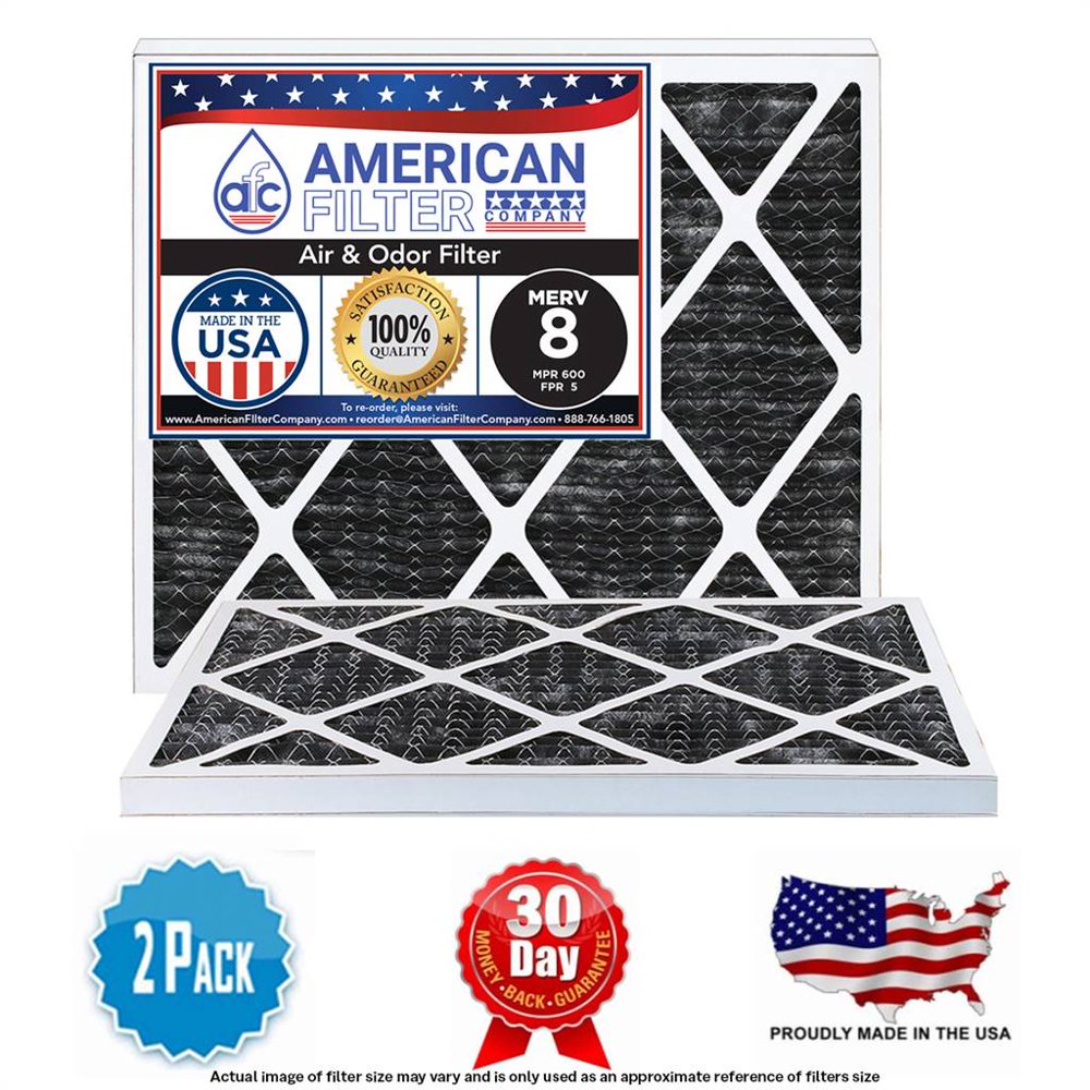 AFC 16x20x1 Furnace / AC / Air filters MERV 8 Odor (MPR 600 FPR 5