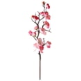 thumbnail image 3 of Flores de cerezo artificiales de seda y plástico para decoración del hogar. Rosa claro, 3 of 9