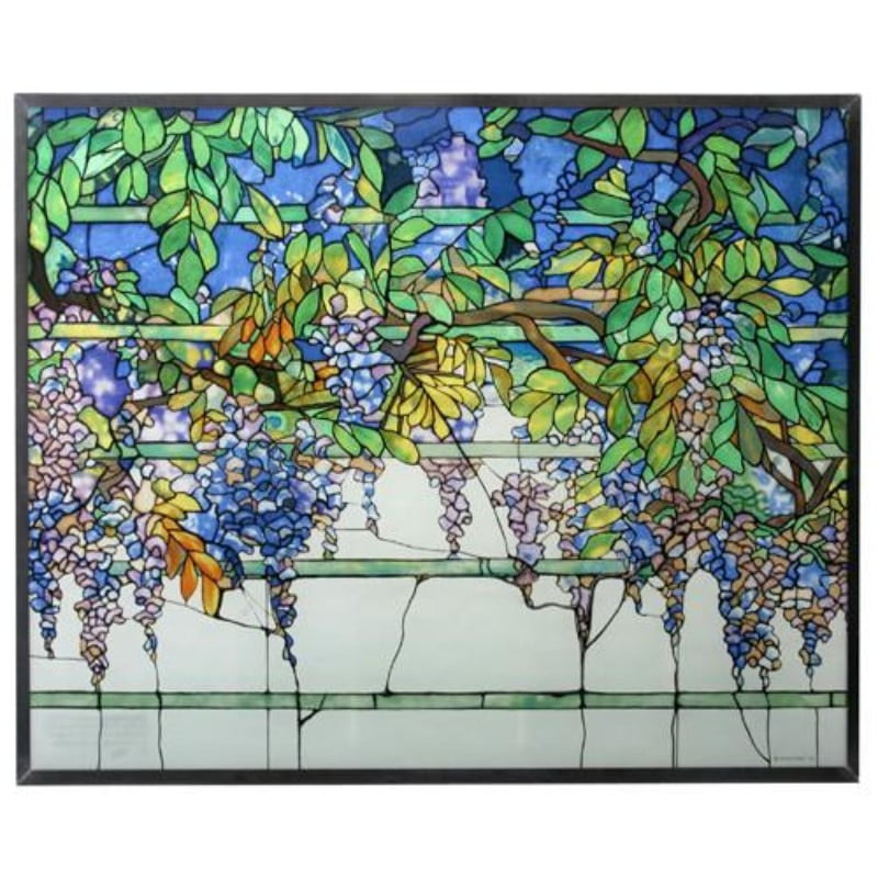 YTC Tiffany Wisteria Stained Glass