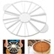 thumbnail image 1 of Marcador redondo para rebanadas de pastel y rebanador de pastel, cortador de pastel de queso, marcador de porción de pastel de doble cara, 10 o 12 rebanadas, funciona para pasteles de hasta, 1 of 5