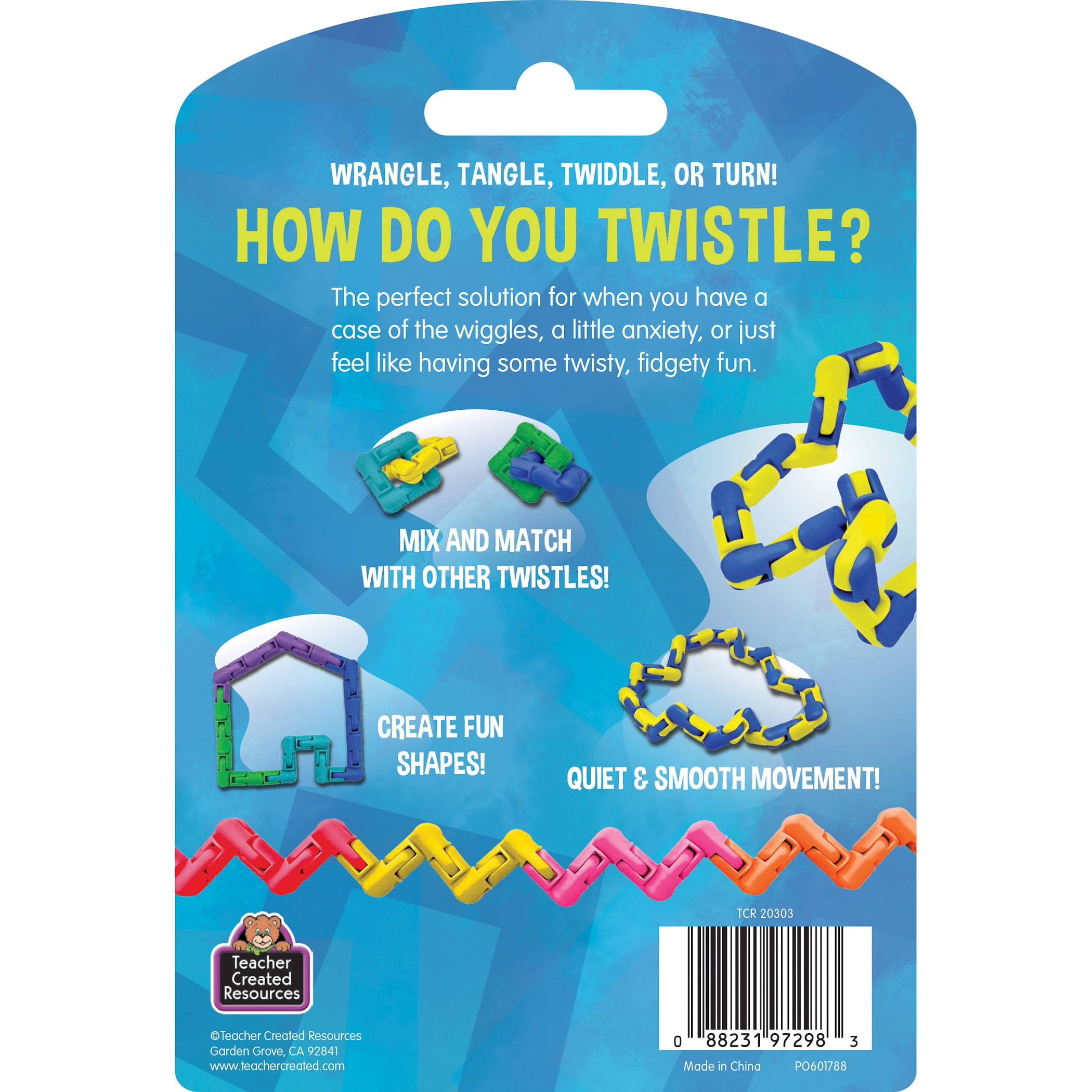 Teacher Created Resources Twistle Original, Blue & Yellow, Pack of 3