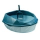 thumbnail image 5 of Bandeja de arena para gatos con parte superior abierta, arenero para gatos, inodoro para gatos, bandeja de arena para gatos para gatitos Azul, 5 of 9