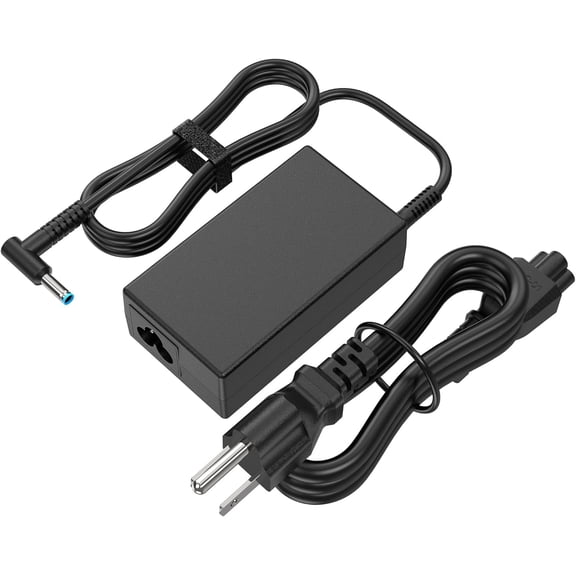 BUTOMKY 45W 19.5V 2.31A Compatible with HP Laptop Charger with Smart Blue Tip - Compatible with Pavilion x360 11/13/15, Stream, EliteBook, Zbook 14u/15u, Spectre (Includes Power Cord)