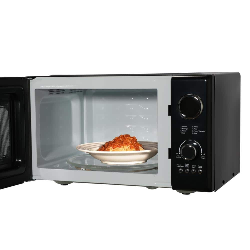 Black microwave 800w discount