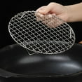 thumbnail image 5 of Household Stainless Steel Barbecue Net Round With Feet 20cm, 5 of 8