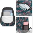 thumbnail image 4 of Butterfly and Purple Teal Pattern 17" School Backpacks for Teens,Waterproof Oxford Fabric,S-Shape Padded Straps for School,Travel,Hiking,Camping, 4 of 6