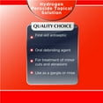 thumbnail image 4 of Quality Choice Hydrogen Peroxide First Aid Antiseptic / Liquid for Wounds, Cuts, 16 FL OZ - 3 Pack, 4 of 5